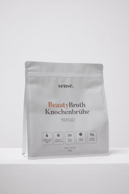 sensé BeautyBroth Knochenbrühe Pulver – Vorderansicht