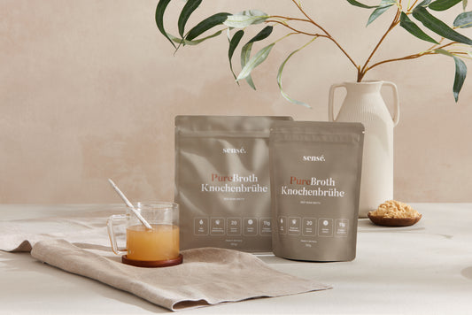 sensé PureBroth Knochenbrühe Pulver – Premium Produktfoto