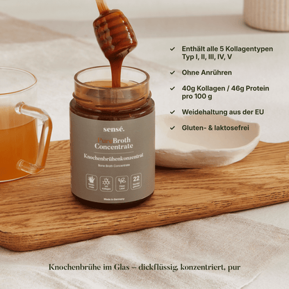 Knochenbrühe-Konzentrat vom Weiderind – 200 g