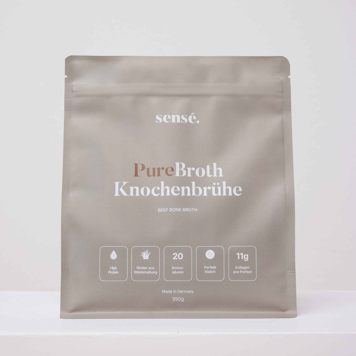 PureBroth Knochenbrühe Pulver im 350-g-Beutel