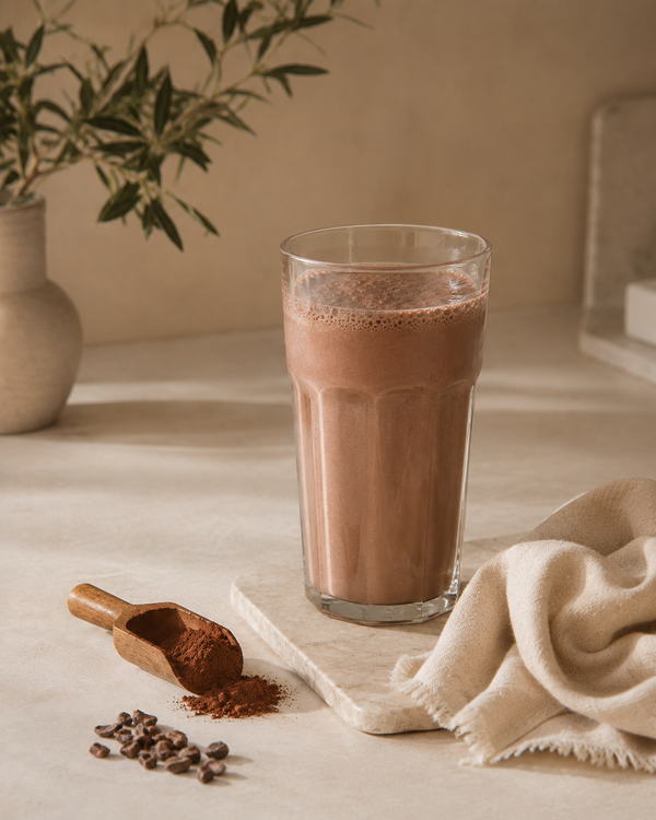 Como batido de chocolate